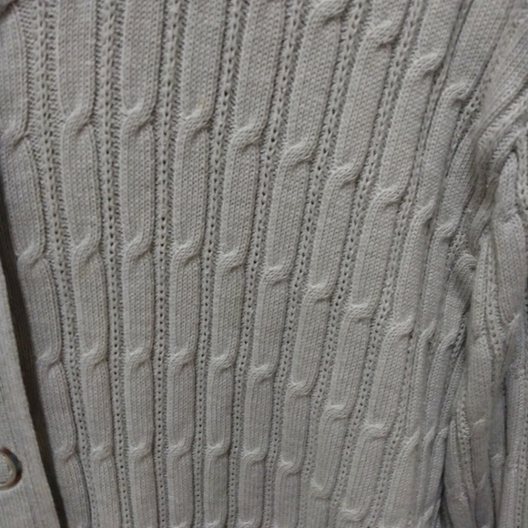 Torrid Cable Snap Button Up Hooded Cardigan Sweater - Picture 3 of 9